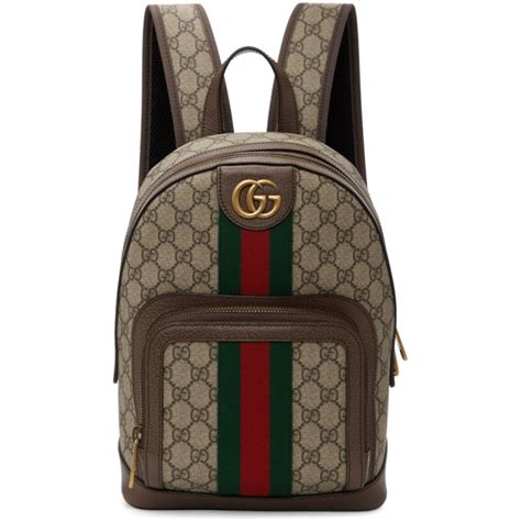 fake brown gucci backpack with red and blue straps|gucci backpack brownells.